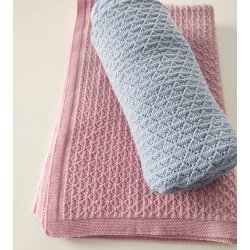 Pătură tricotată din merinos pentru bebeluși