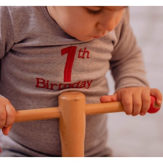 Bluză merinos personalizată 1st Birthday