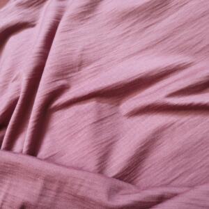 Material natural din lana merinos culoare roz caluna