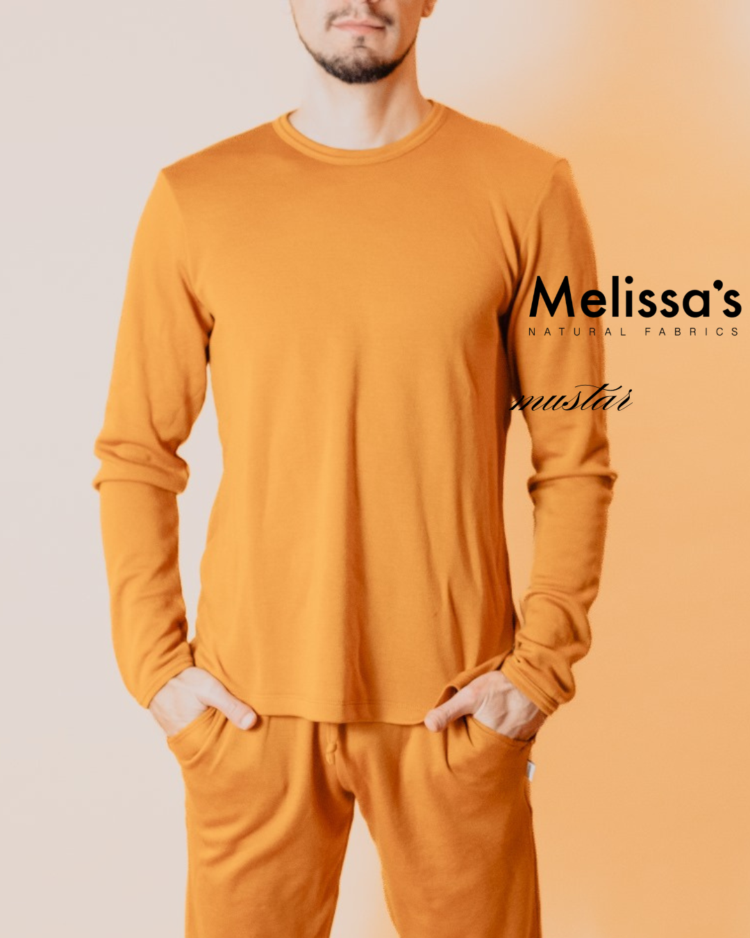 bluza barbati merino 250 mustar