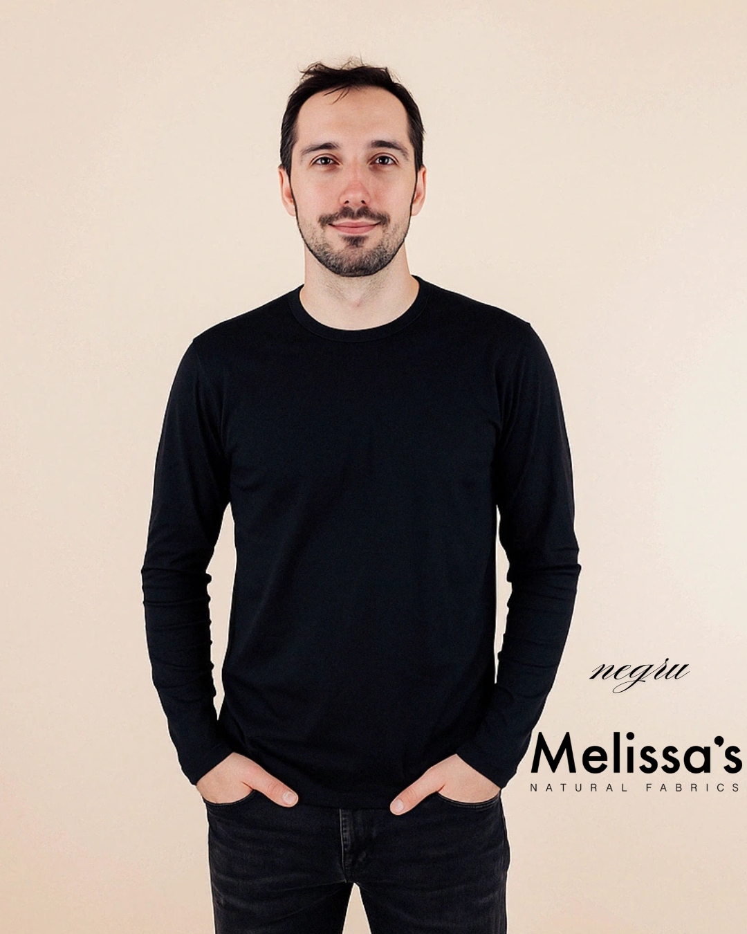 bluza barbati merino 250 negru