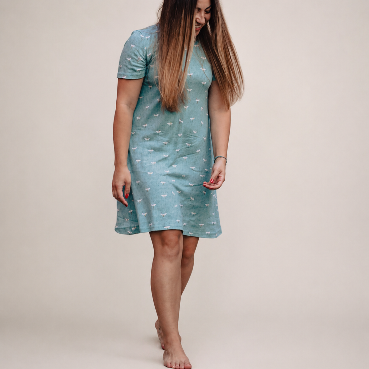 rochie noapte pointelle