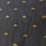 Bumbac organic Navy Metallic Dots