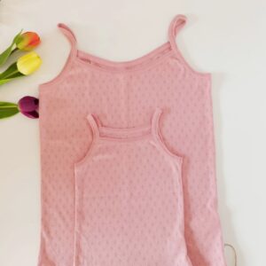 Maiou bumbac organic pointelle pentru copii
