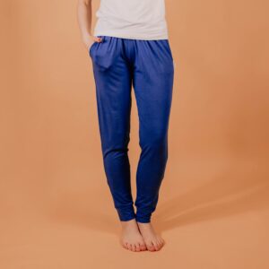 Pantaloni jogger femei din Tencel extrafin cu manșetă