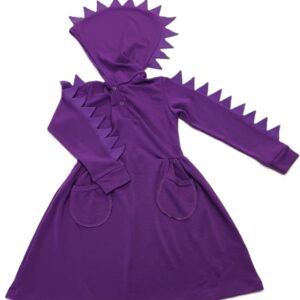 Rochie tip tunică din lână merinos pentru copii - model Dino