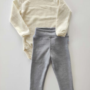 Pantaloni casual din lana merinos 100%, grosime 250