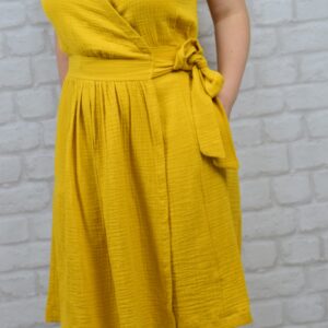 Rochie femei din muselină organică petrecută elegantă