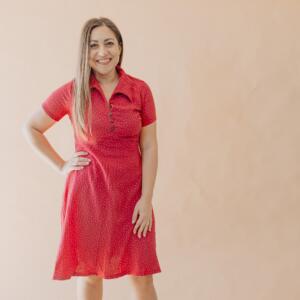 Rochie femei din muselină organică – feminina si lejera