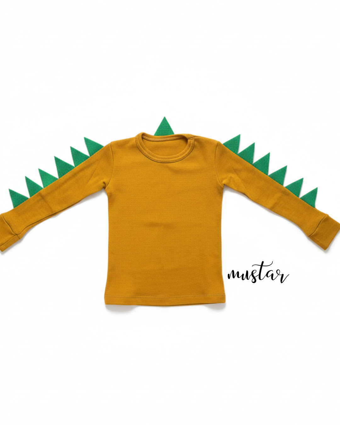 bluza dino merino mustar