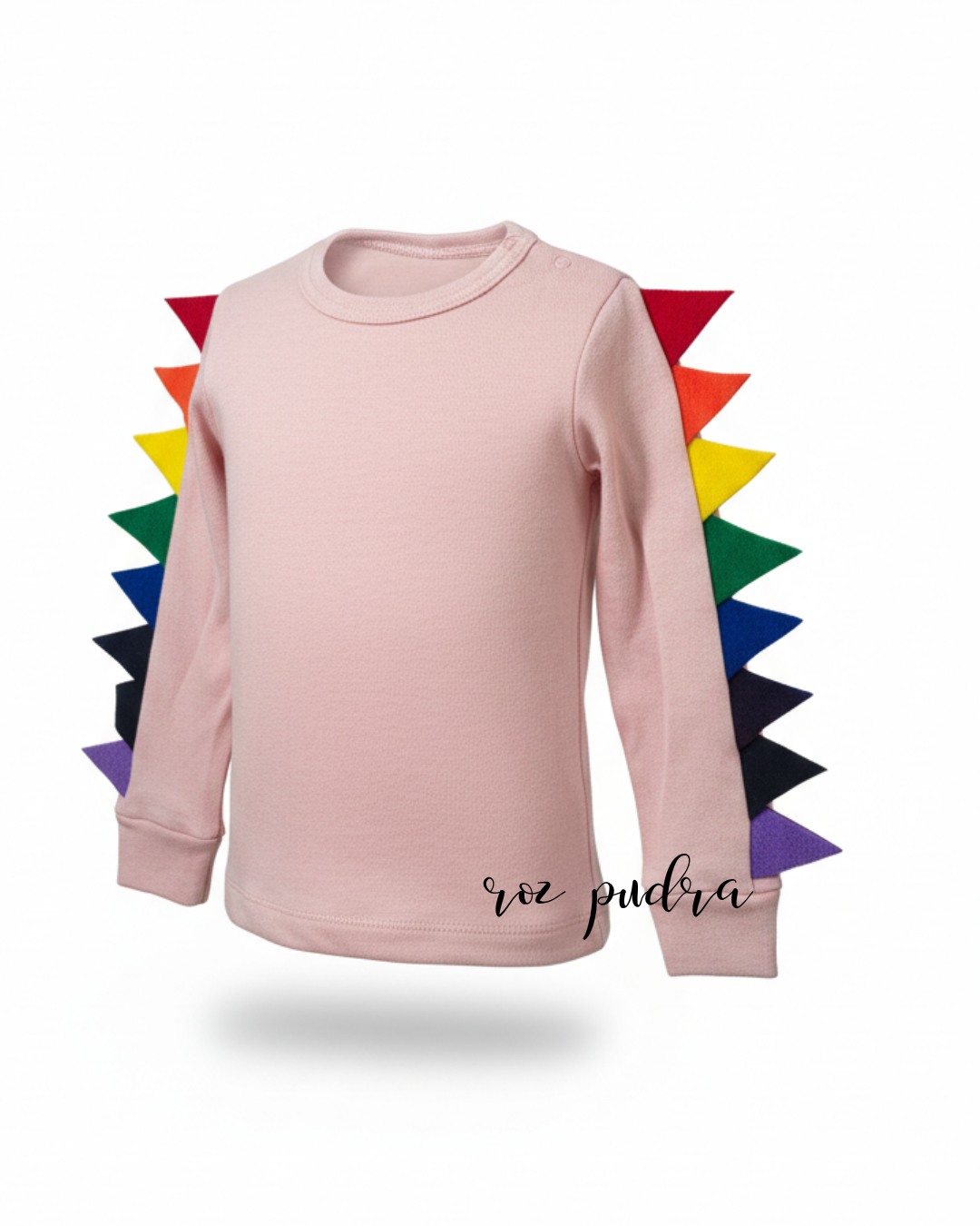 bluza dino merino roz pudra