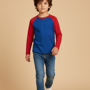 Bluză raglan din lână merinos 250gsm pentru copii