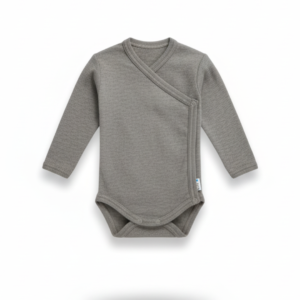 Body petrecut din lână merinos pentru copii cu mânecă lungă - oferta