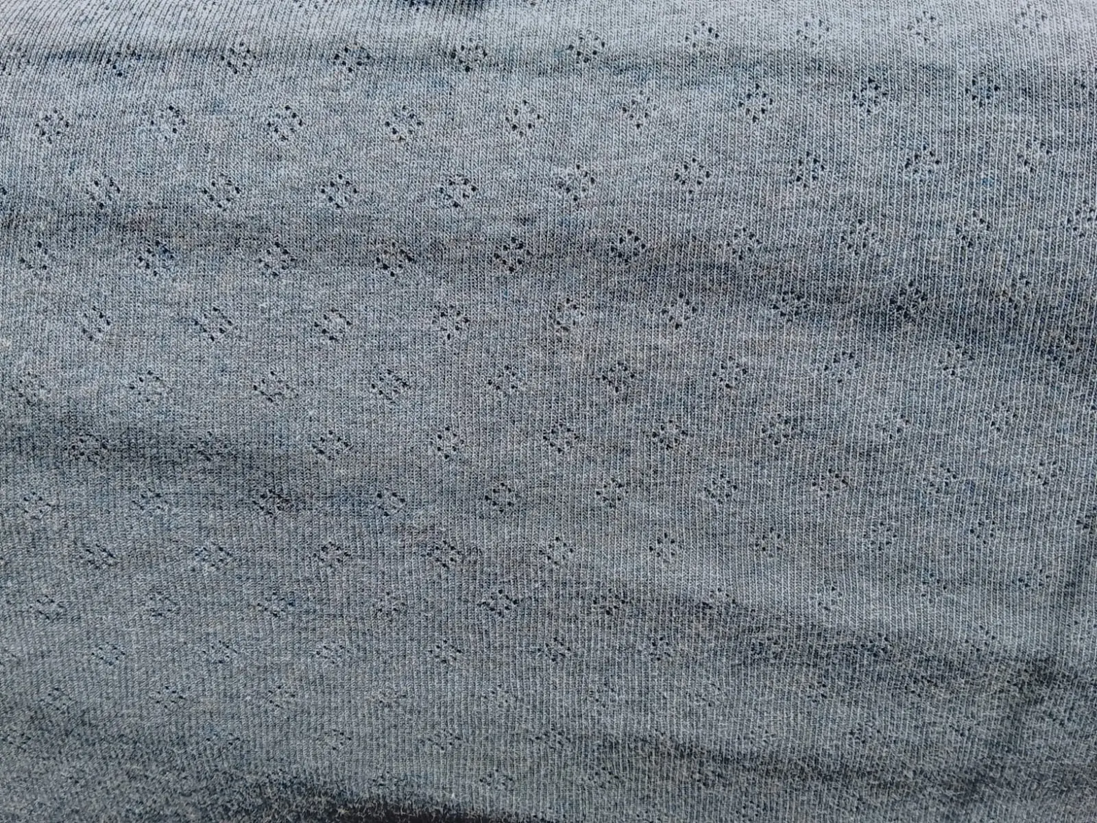 pointelle denim melanj