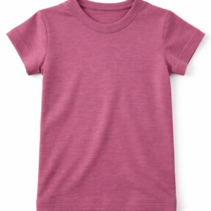 Tricou copii din lână merinos jerse - 180gsm