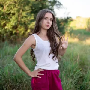 Maiou damă din lână merinos ivory Melissas purtat în aer liber