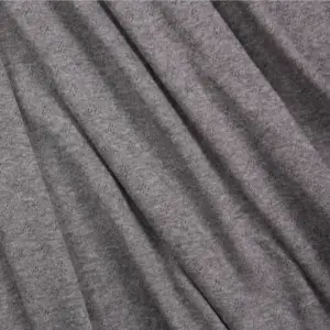 Textură albastru denim melanj din bumbac organic Melissas – material natural premium