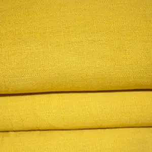 Material din in muștar 230gsm pentru haine naturale Melissas