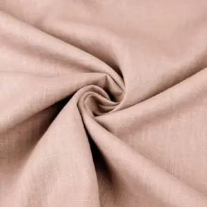 Material din in roz pudră pentru haine naturale Melissas