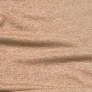 Material din lână merinos caramel melanj Melissas cu textură naturală