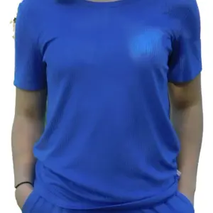 Tricou damă din bambus albastru rezistent ușor și durabil Melissas