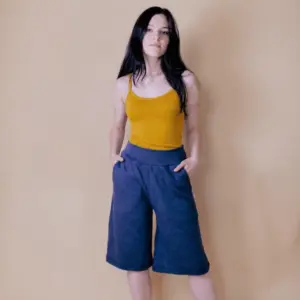 Maiou damă din bumbac organic Pointelle Melissas alb, material natural respirabil și confortabil