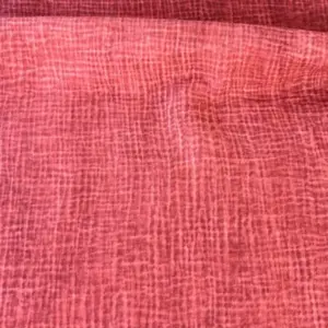 Material muselină organică somon Melissas – textură naturală și respirabilă