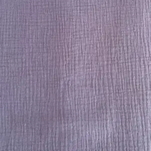 Material muselină organică denim Melissas – textură naturală și respirabilă