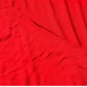 Material din in tricotat rosu pentru tricou dama de alaptare Melissas