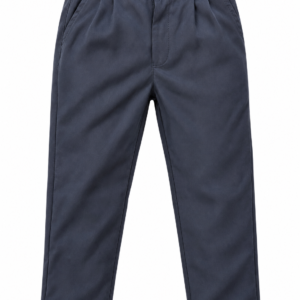 Pantaloni casual bleumarin pentru băieți din Tencel țesut